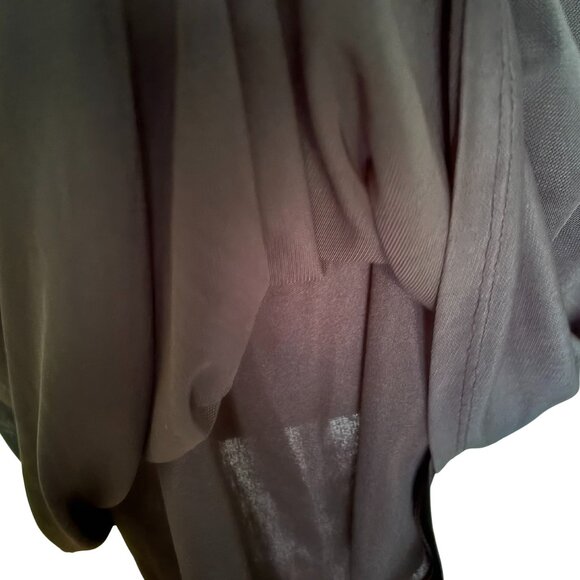 89th & Madison Black Lace Crochet Tunic Boho Bell Sleeve Blouse 2X - Picture 5 of 10